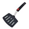 1pc Silicone Spatula Turner; Frying Shovel; Nonstick & Heat Resistant Cooking Spatulas Cookware; Large Flexible Kitchen Utensils BPA - Slotted Spatula