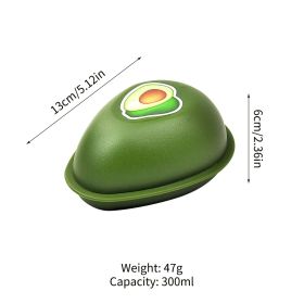 1pc Avocado Saver; Plastic Avocado Keeper; Reusable Avocado Holder Container For Refrigerator Storage Fresh Keeping - Green