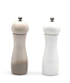 Seasoning Shakers, Salt and Pepper Grinder, Fine or Course Mill, Kitchen Spice Organizers - Set of 2 - 2pcs