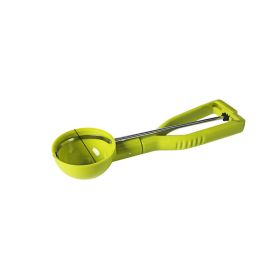 Cookie Dough Scooper Ice Cream Scooper Non-Stick Anti Freeze Quick Release Melon Ballers Watermelon Ballers Mango Ballers Kitchen Gadget Tools - green