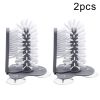 2 In 1 Cleaning Brush Cup Glass Cleaner Bottles Brush Suction Wall Lazy Brush Removable Washing Tools Kitchen Clean Accessories - 2PCS - China