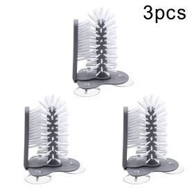 2 In 1 Cleaning Brush Cup Glass Cleaner Bottles Brush Suction Wall Lazy Brush Removable Washing Tools Kitchen Clean Accessories - 3PCS - China