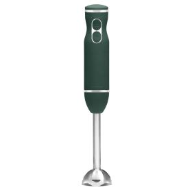 Chefman Immersion Stick Hand Blender with Stainless Steel Blades Ice Crushing Power Dark Green - Chefman