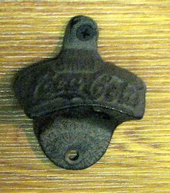 Cast Iron Rust CC Wall Mount Bottle Opener Set of 2 - 0184J-1112