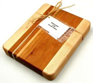 Edge grain Cherry & Maple Chopping Block - 077-ECFM120