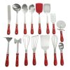 Frontier Collection 15-Piece All in One Kitchen Utensil Set, Red - Red