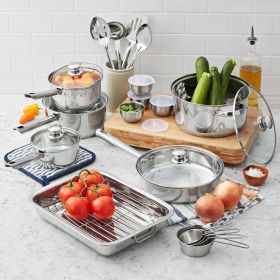 Stainless Steel 24-Piece Kitchen Set - 24