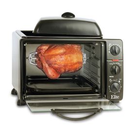 6 Slice Toaster Oven/Griddle w/ Rotisserie - ERO-2008S