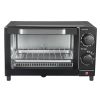 Mainstays 4 Slice Toaster Oven with 3 Setting, Baking Rack and Pan, Black, New - Mainstays