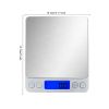 Stainless Steel High Precision Electronic Scale For Baking; Coffee; Tea; Cooking - Weight Limit 3000g