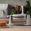 Rotating Belgian Waffle Maker - white