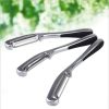 Peeler Ultra Sharp Blades Zinc Alloy Peeling Carrot Peeler Potatoes Fruit Planning Plane Swivel Tools Kitchen Gadget Tool - stainless steel