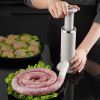 1pc Household Sausage Enema; Homemade Sausage; Sausage Enema; Multifunctional Meatball; Sausage & Shrimp Slip Making Tool - White & Grey