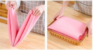 Non-Stick Silicone Dough Rolling Mat Sheet, Kneading Rolling Baking Pad with Measurement Scale Pastry Baking Mat Tool - Pink