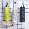 Wall-mounted garbage bag storage bag home kitchen plastic sorting bag portable extraction bag storage artifact - White