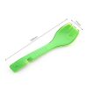 12 Inches Salad Tongs Salad Server Spoon and Fork for Single-Use Dishwasher Safe Collapsible Salad Serving Tongs Kitchen Tongs Plastic Sturdy - green