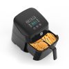 OHHO, Household Multifunctional Air Fryer, OH-AFD07, Low-fat Healthy Fryer, Accurate Temperature Control, Double Color, 7.5L - Black