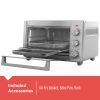 BLACK+DECKER 6-Slice Crisp 'N Bake Air Fry Toaster Oven, TO3217SS - BLACK+DECKER