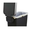 Better Homes & Gardens 10.5 Gallon Trash Can, Plastic Slim Step On Kitchen Trash Can, Black - Better Homes & Gardens