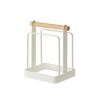 Chopping Board Metal Rack Kitchen Storage Organizer - White