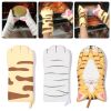 1PC 3D Cartoon Animal Cat Paws Oven Mitts Long Cotton Baking Insulation Gloves Microwave Heat Resistant Non-Slip Kitchen Gloves - 1pc 3