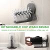 2 In 1 Cleaning Brush Cup Glass Cleaner Bottles Brush Suction Wall Lazy Brush Removable Washing Tools Kitchen Clean Accessories - 1PCS - China