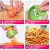 1pc; Vegetable Spiralizer; Household Vegetable Grater; Reusable Fruit Grater; Kitchen Potato Slicer; Vegetable Spiral Cutter; Kitchen Gadgets - 210317