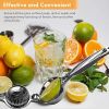 Lemon Squeezer,Lemon Juicer, Citrus Juicer Handheld, Stainless Steel Juicer Hand Press, Lime Squeezer Bar Tool - Stainless Steel