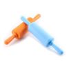 Non-Stick Silicone Mini Rolling Pin for Kids No Sticking to Dough Baking Gadget Tool Kitchen Tool - blue