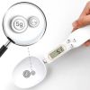 Weighing Spoon Scale Home Kitchen Tool Electronic Measuring Coffee Food Flour Powder Baking LCD Digital Measurement adjustable - Pink