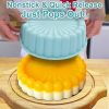 Silicone Round Pan Charlotte Cakes Baking Pan Sponge Flan Mold Strawberry Shortcake Baking Pan Kitchen Silicone Moulds - Green