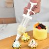 8pcs Cake Decoration Kit; Cake Decorating Pen With Piping Nozzles; Baking Tools; Kitchen Gadget - White