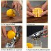 Lemon Squeezer,Lemon Juicer, Citrus Juicer Handheld, Stainless Steel Juicer Hand Press, Lime Squeezer Bar Tool - Stainless Steel