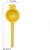 Home Manual Lemon Squeezer Aluminum Alloy Hand Pressed Orange Fruit Juicer Portable Practical Kitchen Tools Mini Blender - Yellow