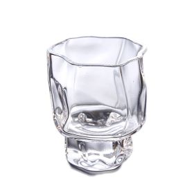 Japanese Style Handmade Crystal Glass Tea Cup (Option: Transparent)