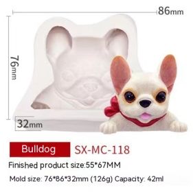 Corgi Fondant Silicone Mold DIY Baking (Option: Bulldog)